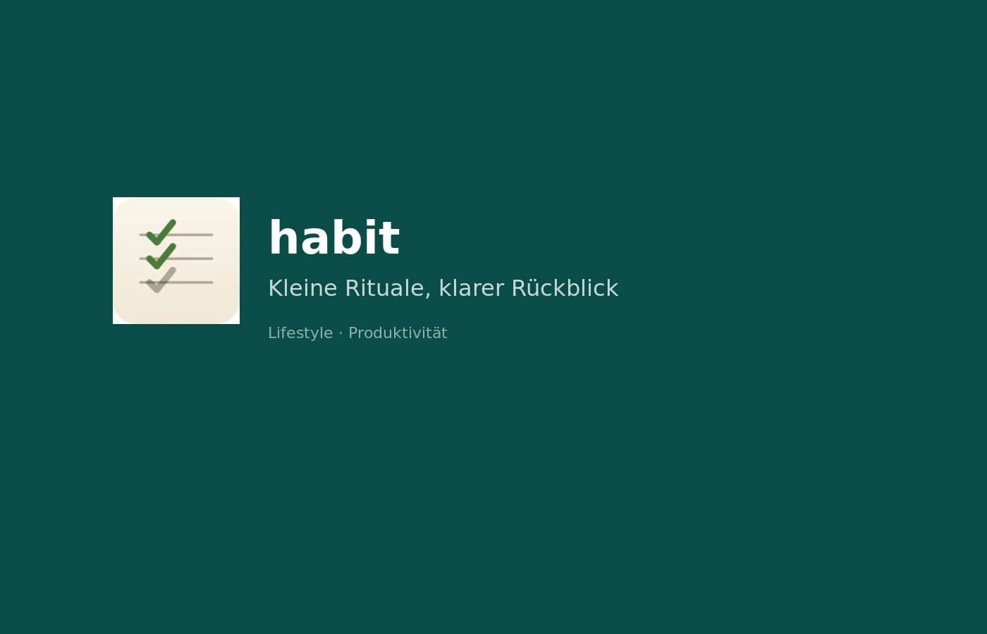 habit Startseite